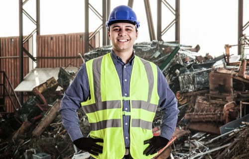 Eco-friendly recycling process during office clearance in Bermondsey